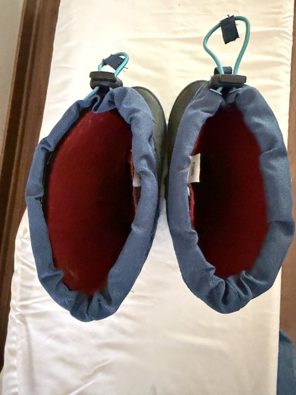 Kamik Kids Waterproof Winter Snow Boots Size 4 Navy and Teal - Picture 5 of 9